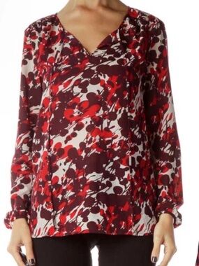 J.Crew Factory poppy Floral top